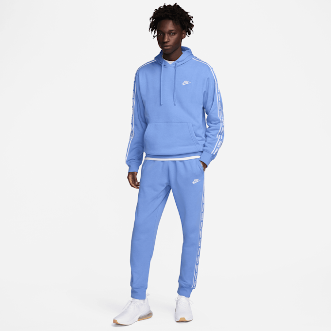 Nike Club Fleece Graphics Hooded Tracksuit blau 24054 9