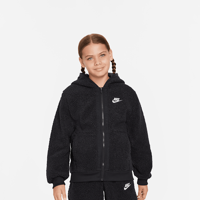 Nike   Sportswear Club Fleece Full-Zip Winterized Hoodie preto 24137 1