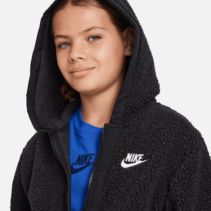 Nike   Sportswear Club Fleece Full-Zip Winterized Hoodie zwart 24137 3