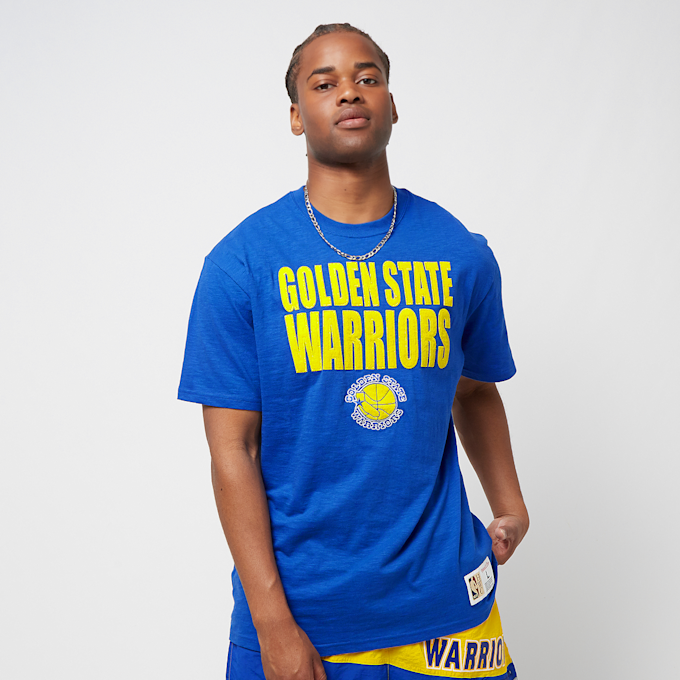 Mitchell & Ness NBA Legendary Club Tee Golden State Warriors bleu 24399 1