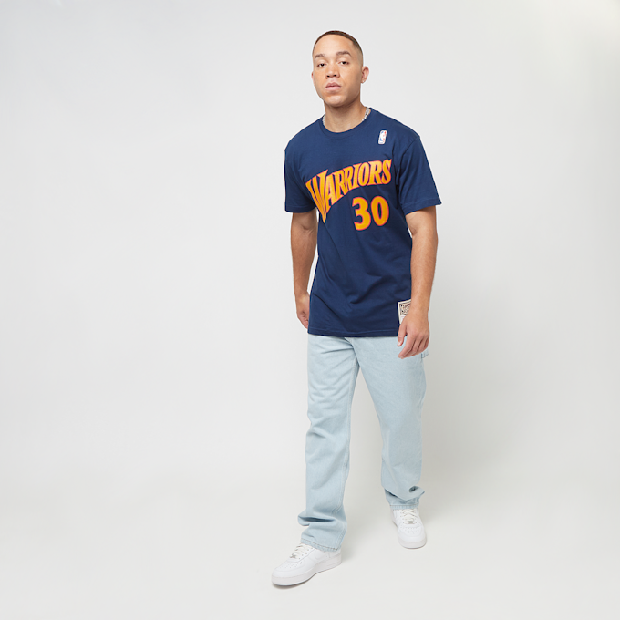 Mitchell & Ness NBA N&N Tee Warriors Stephen Curry Golden State Warrior blauw 24402 6