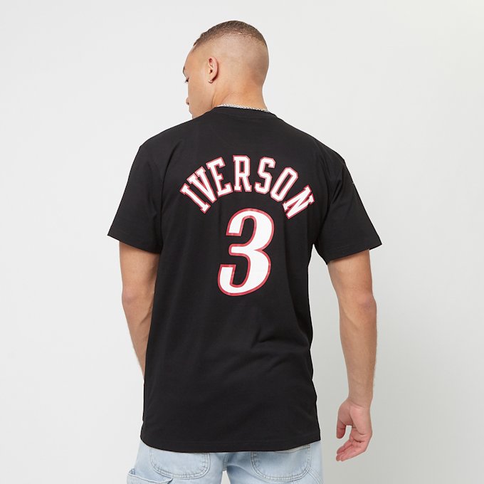 Mitchell & Ness NBA N&N Tee 76ers Allen Iverson Philadelphia 76ers schwarz 24403 2