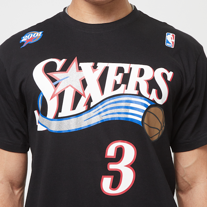 Mitchell & Ness NBA N&N Tee 76ers Allen Iverson Philadelphia 76ers schwarz 24403 3