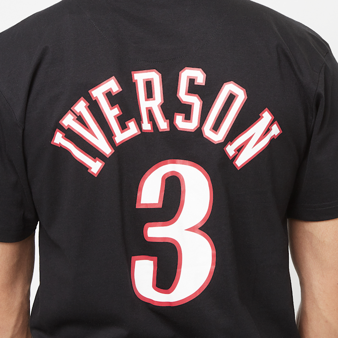 Mitchell & Ness NBA N&N Tee 76ers Allen Iverson Philadelphia 76ers schwarz 24403 5