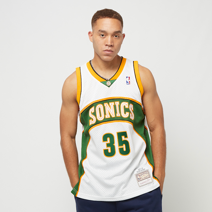 Mitchell & Ness NBA Swingman Jersey Seattle Supersonics 2007-08 Kevin Durant blanc 24408 1