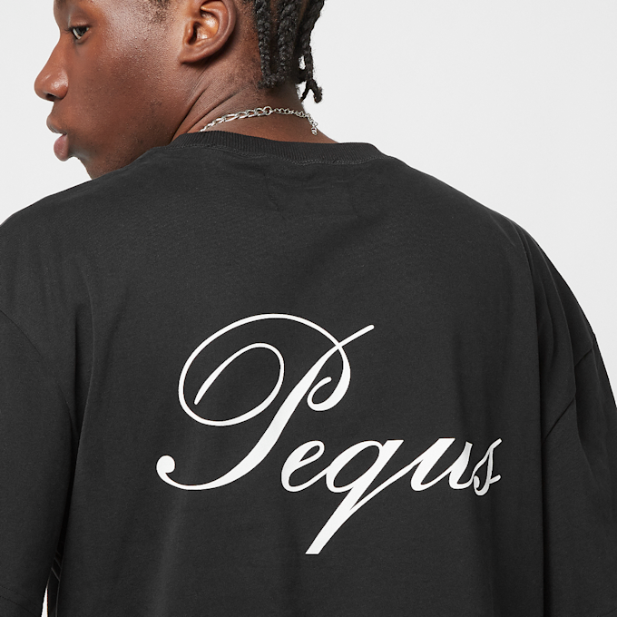 PEQUS Handwritten Logo T-Shirt schwarz 24430 5