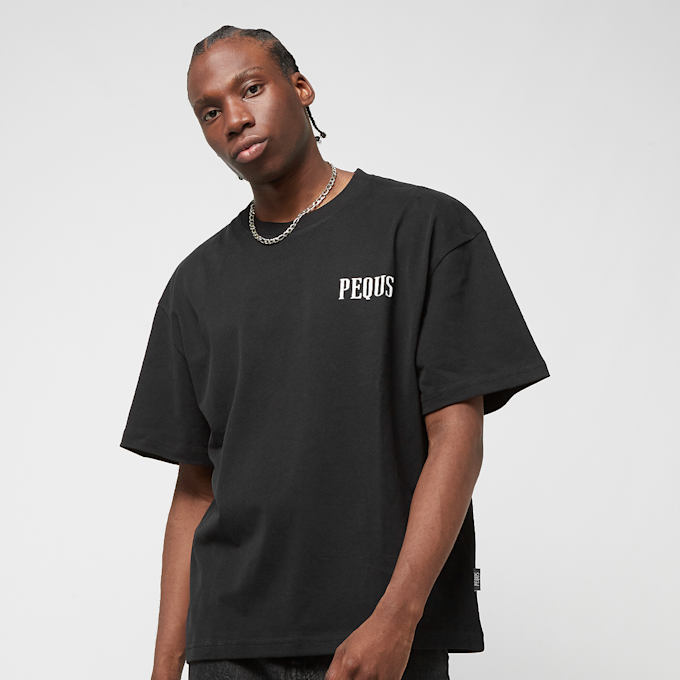 PEQUS Island of Heartbreaks Chrom T-Shirt schwarz 24432 2