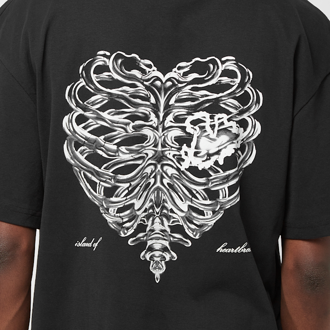 PEQUS Island of Heartbreaks Chrom T-Shirt schwarz 24432 5