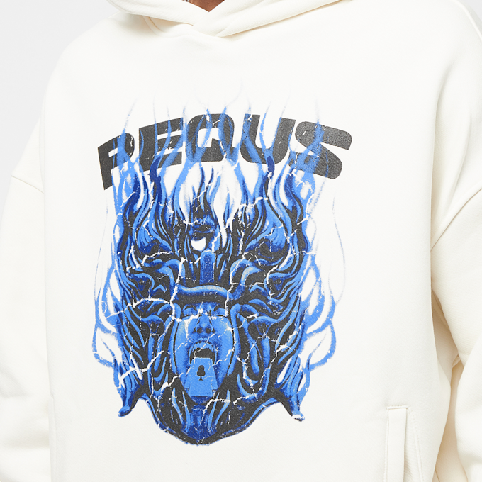 PEQUS Medusa Graphic Hoodie biały 24434 3