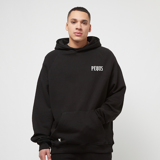 PEQUS Back Logo Hoodie crna 24435 2