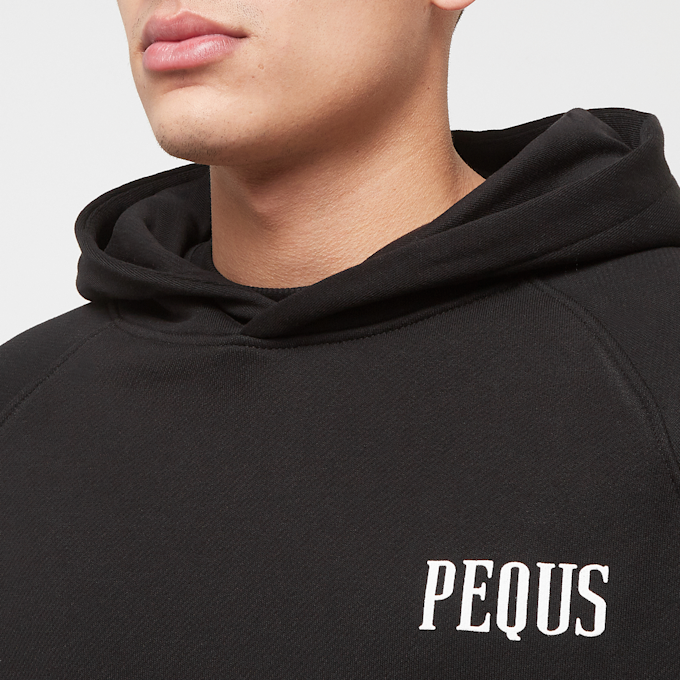 PEQUS Back Logo Hoodie schwarz 24435 3