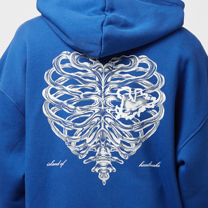 PEQUS Island of Heartbreaks Chrom Zip Hoodie blau 24461 5