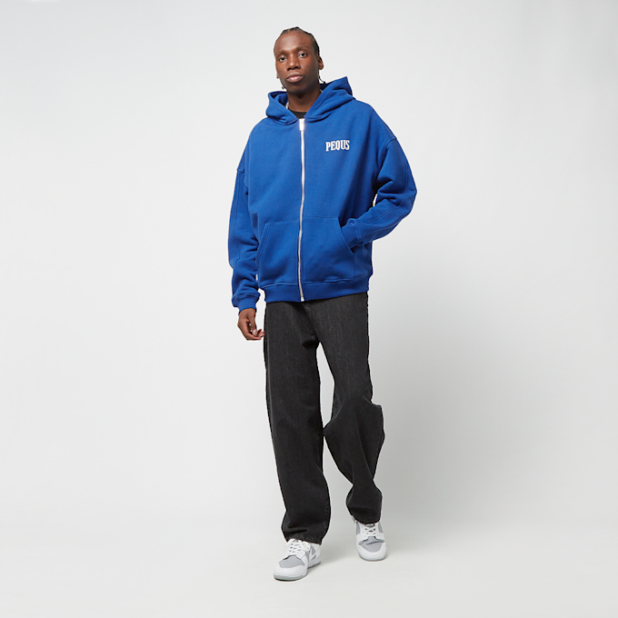 PEQUS Island of Heartbreaks Chrom Zip Hoodie blauw 24461 6