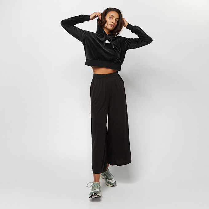 PEQUS Cropped Medusa Graphic Hoodie crna 24476 5