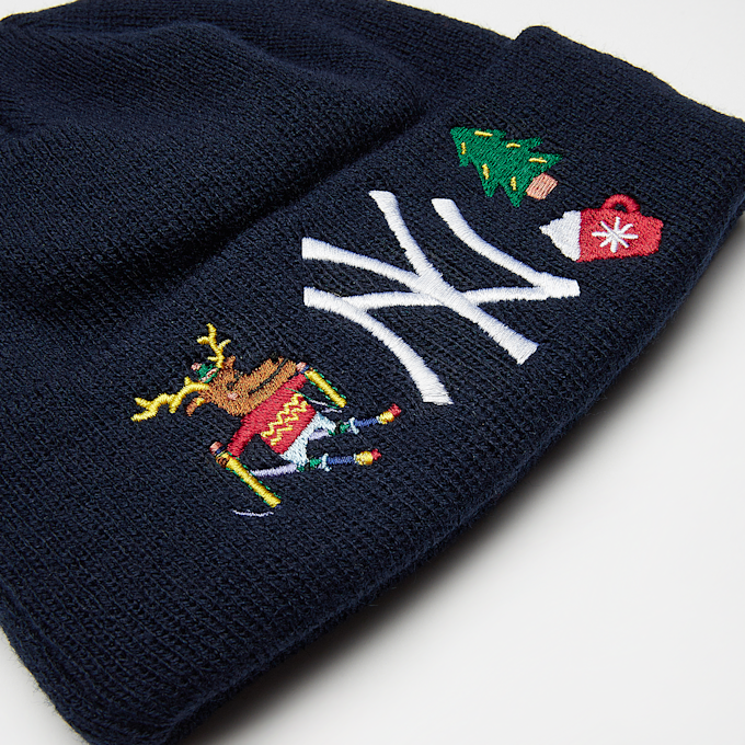 New Era Kids Tod Festive Cuff Knit MLB New York Yankees blauw 24534 3