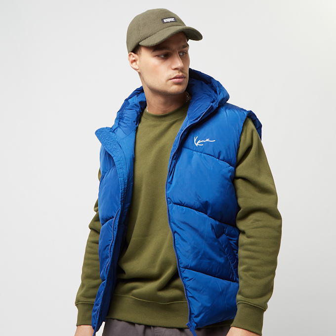 Karl Kani Chest Signature Puffer Vest bleu 24555 1