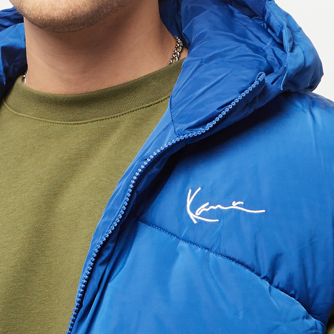 Karl Kani Chest Signature Puffer Vest bleu 24555 3