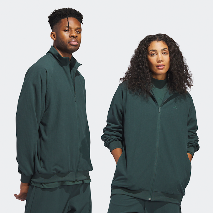 adidas Originals One Fleece Track Jacket verde 24569 1