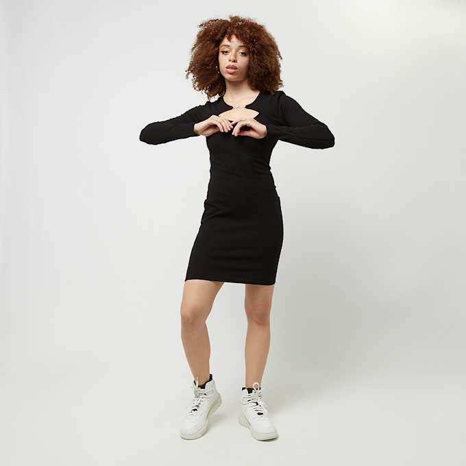 Sixth June Longsleeve Cut Out Dress Jewelry zwart 24582 4