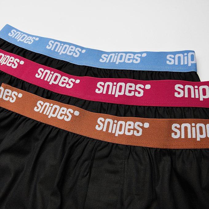 SNIPES 3 PACK - Contrast Tape Woven Boxershorts multicolor 24597 2