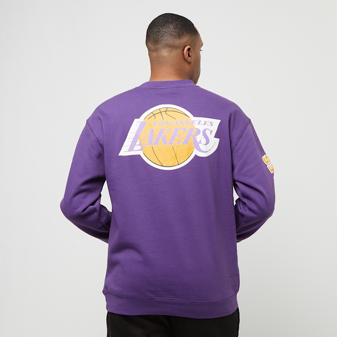 Mitchell & Ness NBA There and Back Fleece Crew Los Angeles Lakers pourpre 24604 2