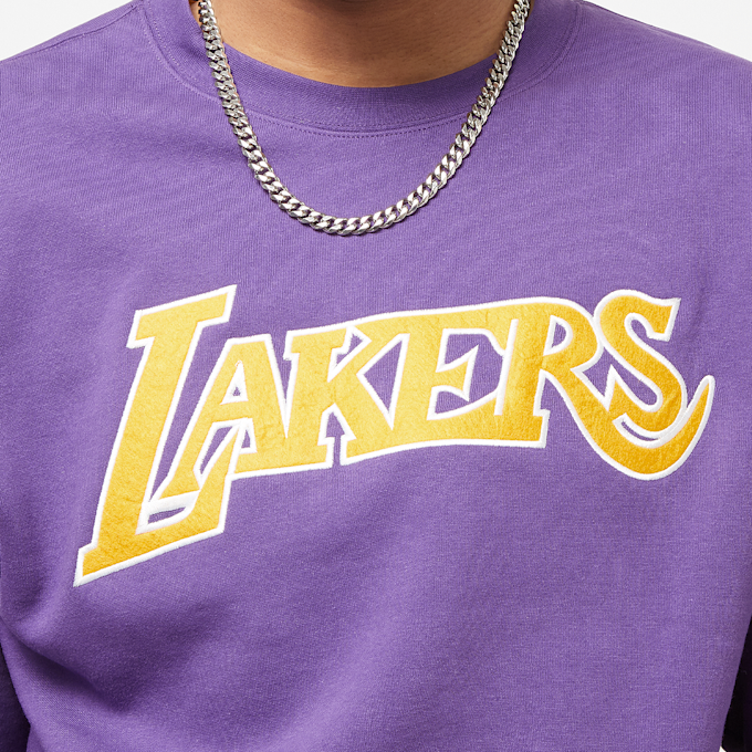 Mitchell & Ness NBA There and Back Fleece Crew Los Angeles Lakers fioletowy 24604 3