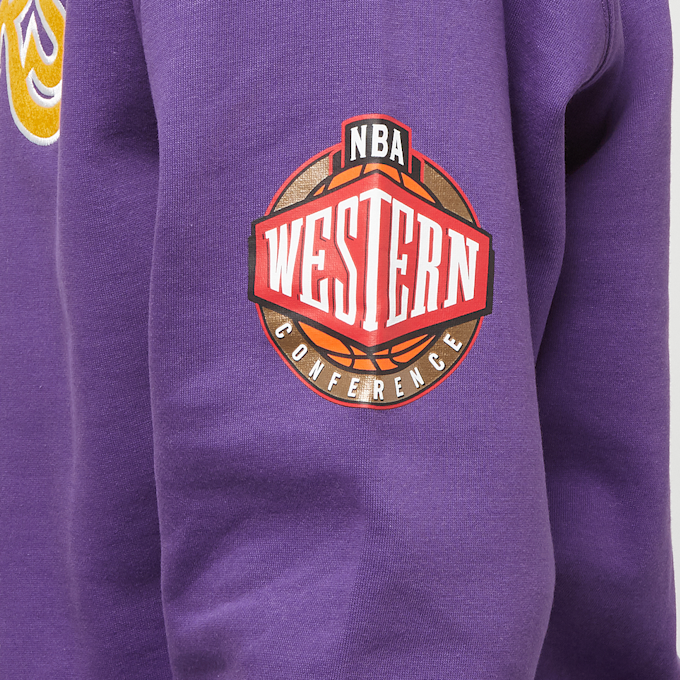 Mitchell & Ness NBA There and Back Fleece Crew Los Angeles Lakers lila 24604 5