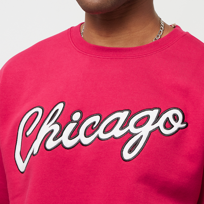 Mitchell & Ness NBA There And Back Fleece Crew Chicago Bulls rot 24605 3