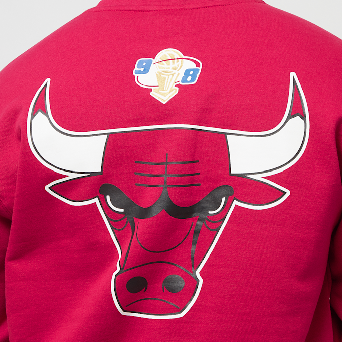 Mitchell & Ness NBA There And Back Fleece Crew Chicago Bulls rot 24605 6