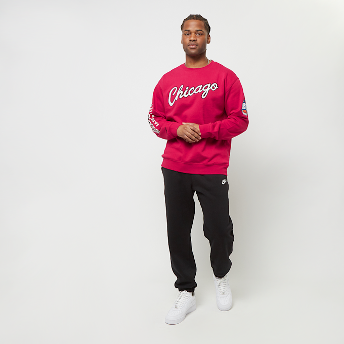 Mitchell & Ness NBA There And Back Fleece Crew Chicago Bulls rouge 24605 7