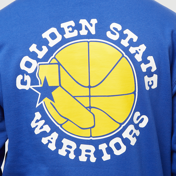 Mitchell & Ness NBA There And Back Fleece Crew Golden State Warriors plava 24606 6