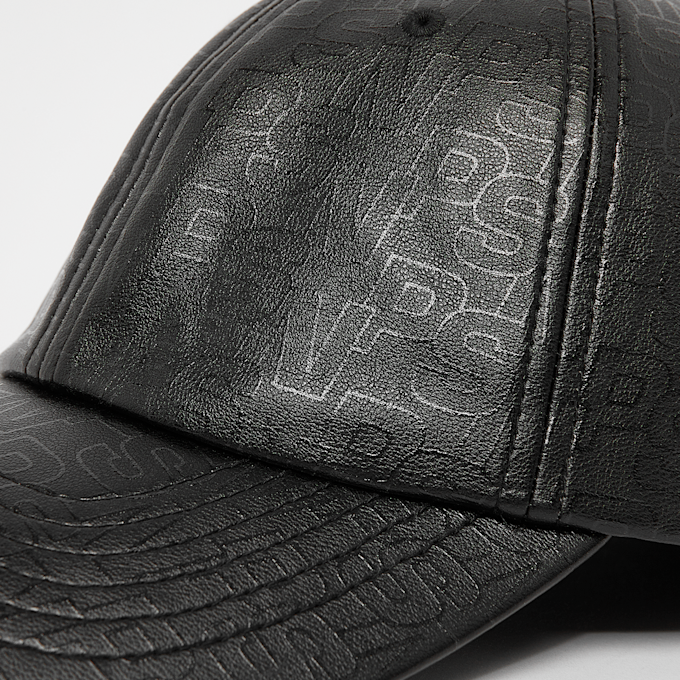 SNIPES Printed Fake Leather Pattern Baseball Cap noir 24616 4