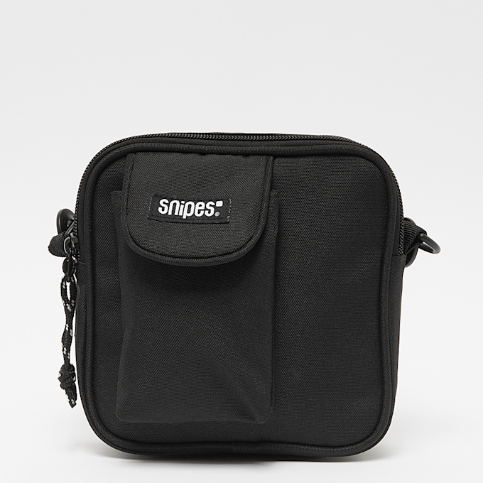 SNIPES Woven Label Basic Logo Multi Pocket Square Bag noir 24623 1
