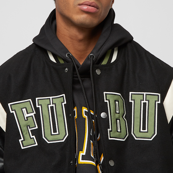 FUBU College Varsity Jacket negro 24626 3