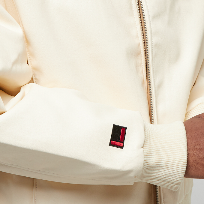 FUBU Initials Leather Coach Jacket schwarz 24627 4