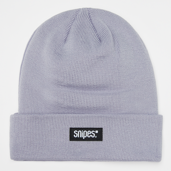 SNIPES Woven Label Basic Logo Beanie ljubičasta 24629 1