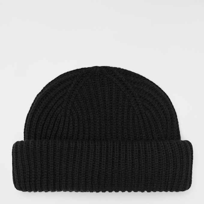 SNIPES Woven Label Basic Logo Fisherman Beanie noir 24630 2