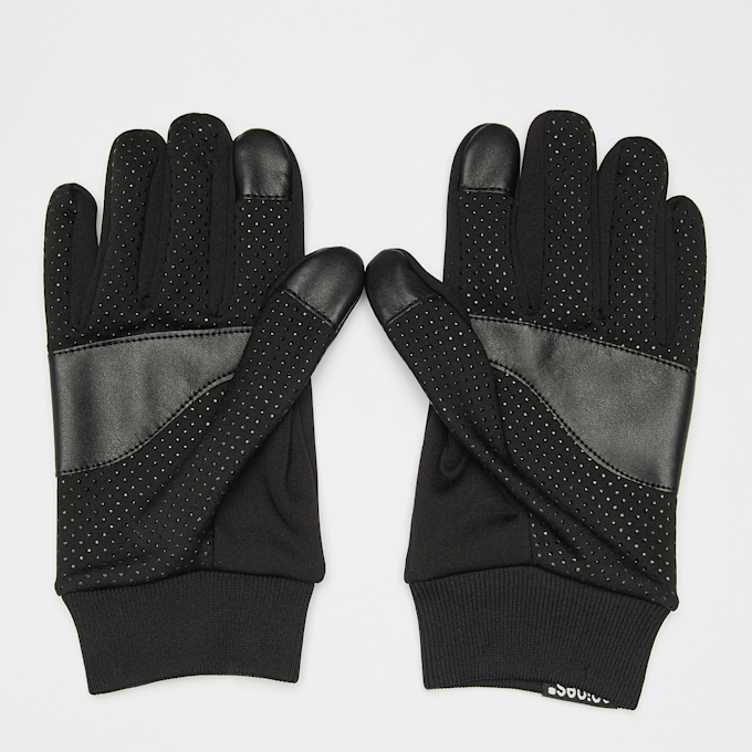 SNIPES Woven Flag Label Basic Logo Tech Fleece Gloves noir 24633 2