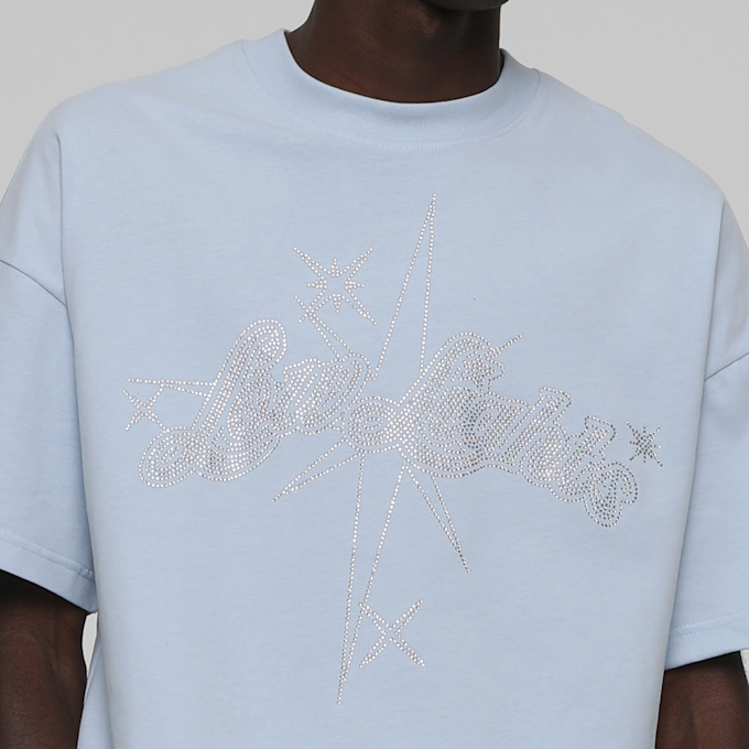 Low Lights Studios Stargaze Rhinestone Tee blau 24670 3
