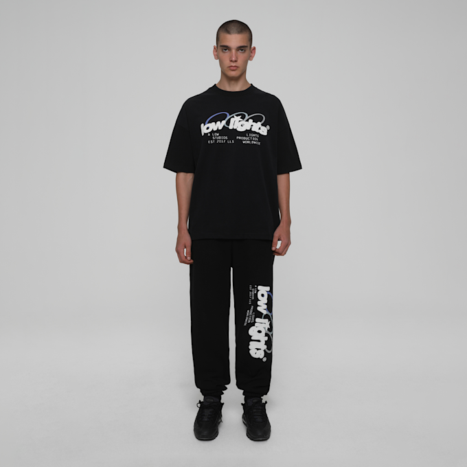 Low Lights Studios Arctic Ring Logo Tee noir 24671 4