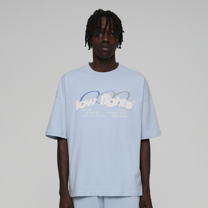 Low Lights Studios Arctic Ring Logo Tee blau 24672 1