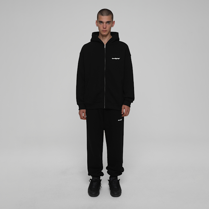Low Lights Studios Light Zip-Hoodie preto 24676 4