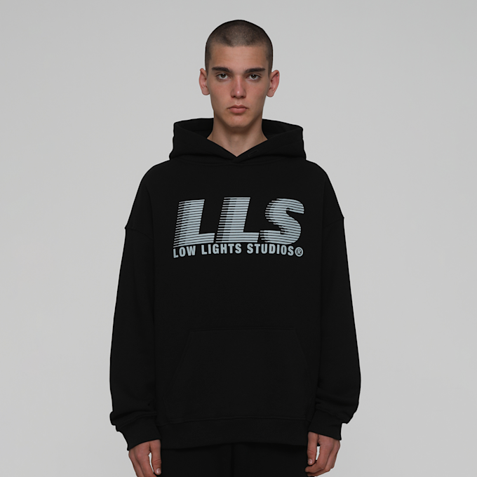 Low Lights Studios Lines Hoodie noir 24683 1