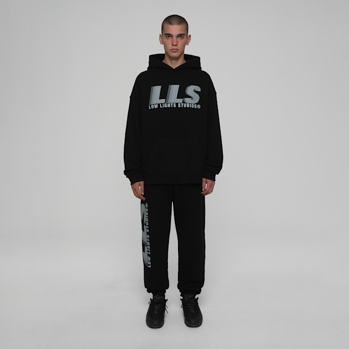 Low Lights Studios Lines Hoodie noir 24683 4