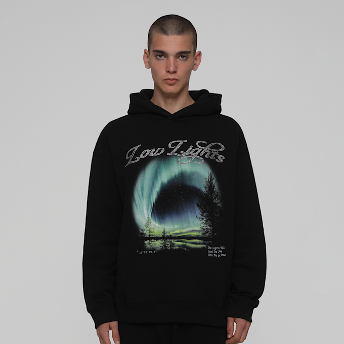 Low Lights Studios Nebula Hoodie noir 24686 1
