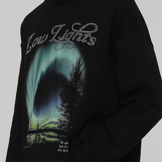 Low Lights Studios Nebula Hoodie crna 24686 3