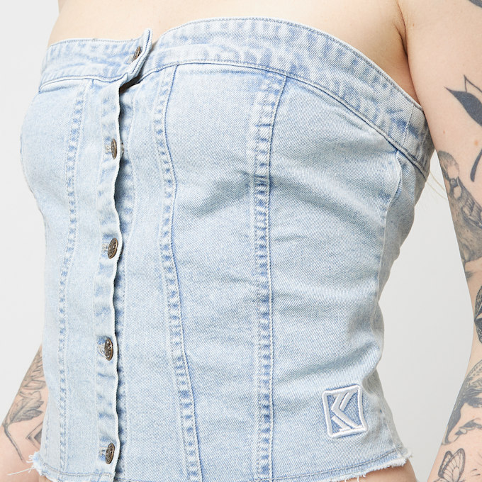 Karl Kani OG Washed Corset Top blu 24698 3