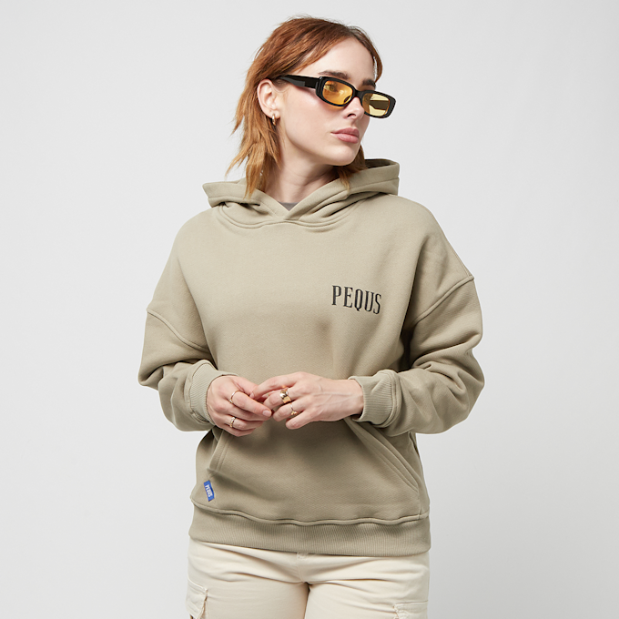 PEQUS Cropped Island of Heartbreaks Hoodie szary 24721 2