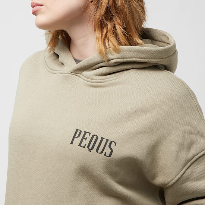 PEQUS Cropped Island of Heartbreaks Hoodie szary 24721 3