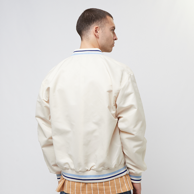 Karl Kani Varsity Bowling Jacket beige 24728 2